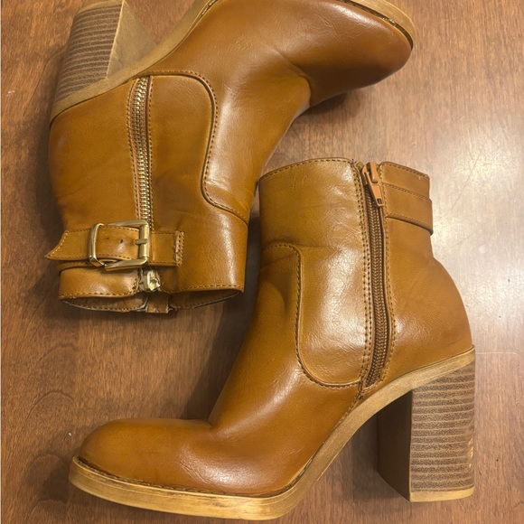 Brown Leather Ankle Boots Atmosphere size 5 - Picture 2 of 5
